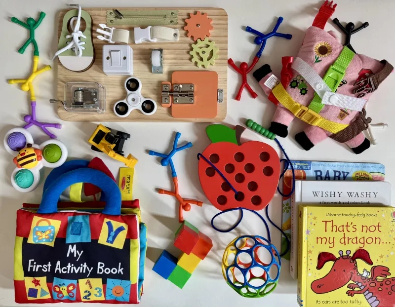 travel toys for a young child