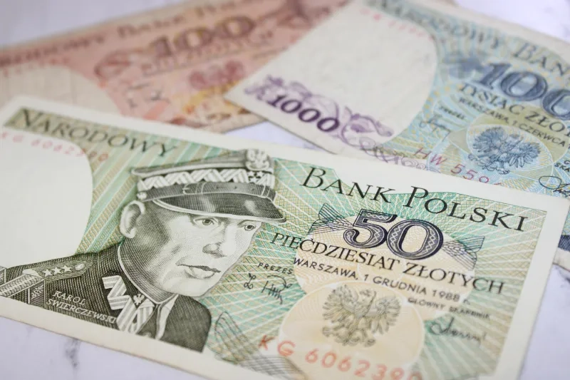 Polish Zloty banknotes