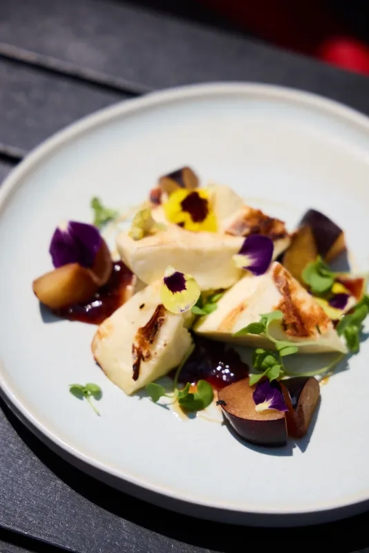 Plated salad