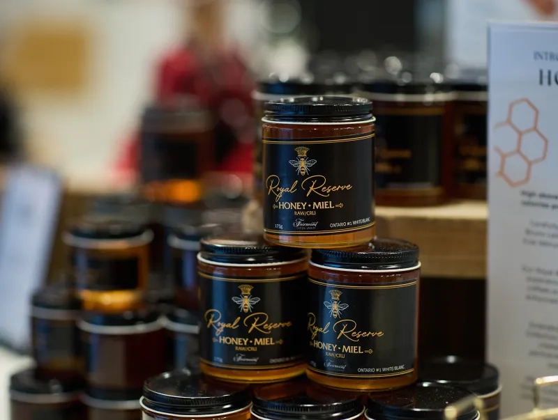 Jars of honey