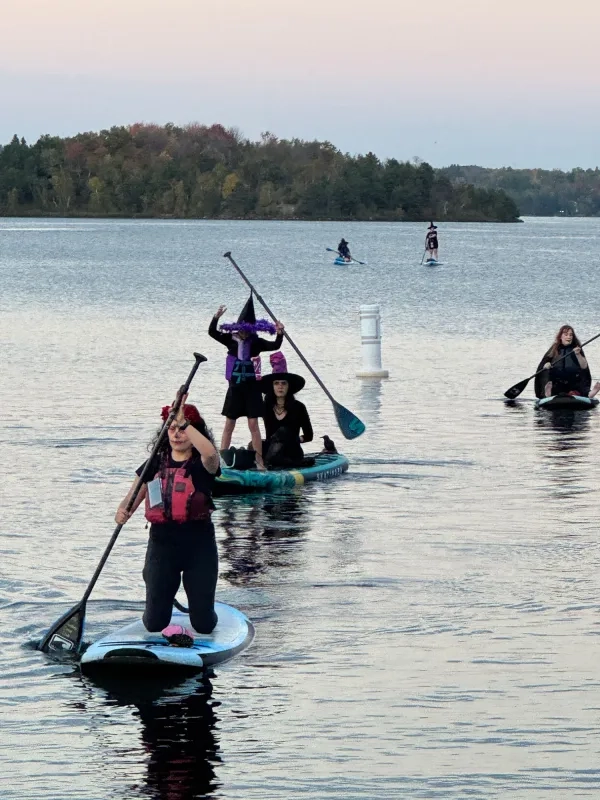 Witches on paddleboards