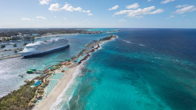 Royal Beach Club on Paradise Island, Nassau, Bahamas 