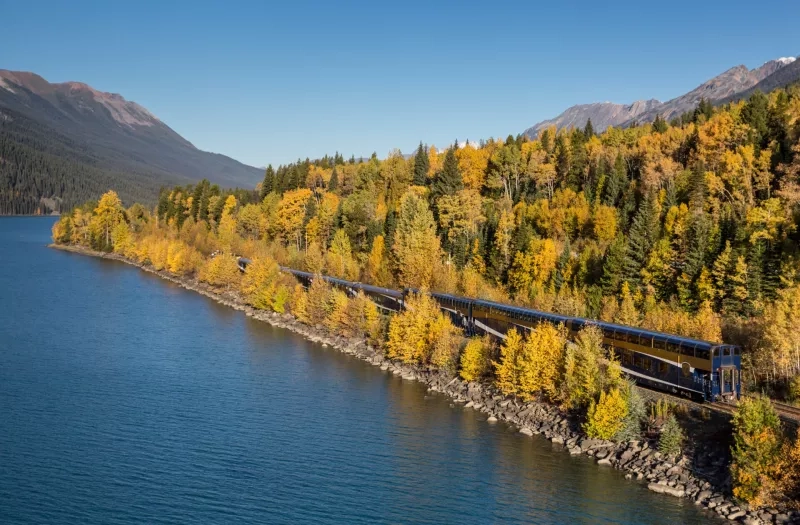 Rocky Mountaineer in the fall