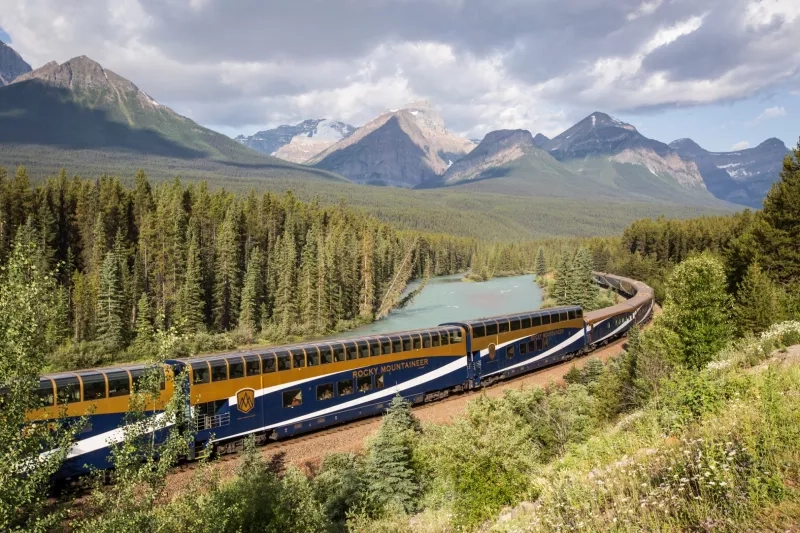 Rocky Mountaineer Train Exterior