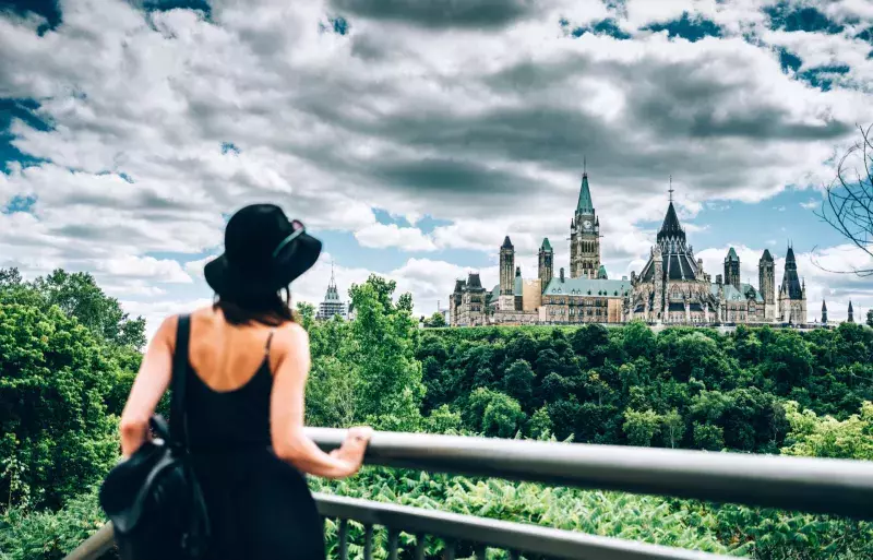 Canadian Parliament on Ottawa River