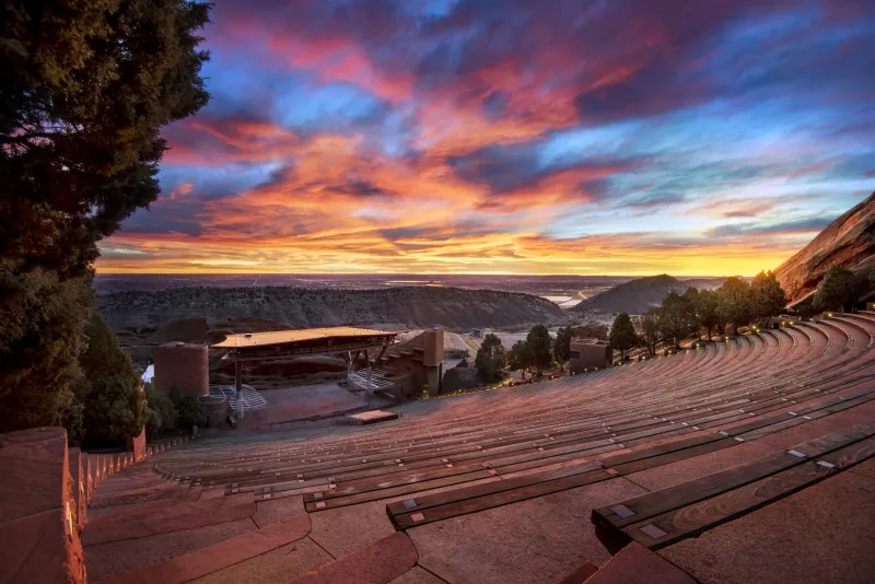 Red Rocks Amphitheater at Sunrise