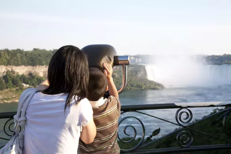 Enjoying the Niagara Falls