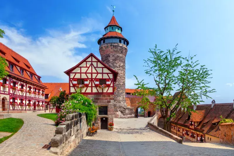 Sinwell Tower (Sinwellturm) in Nuremberg castle