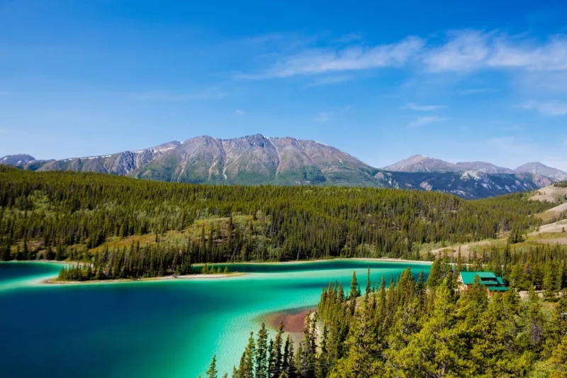 Emerald lake, Yukon, Canada