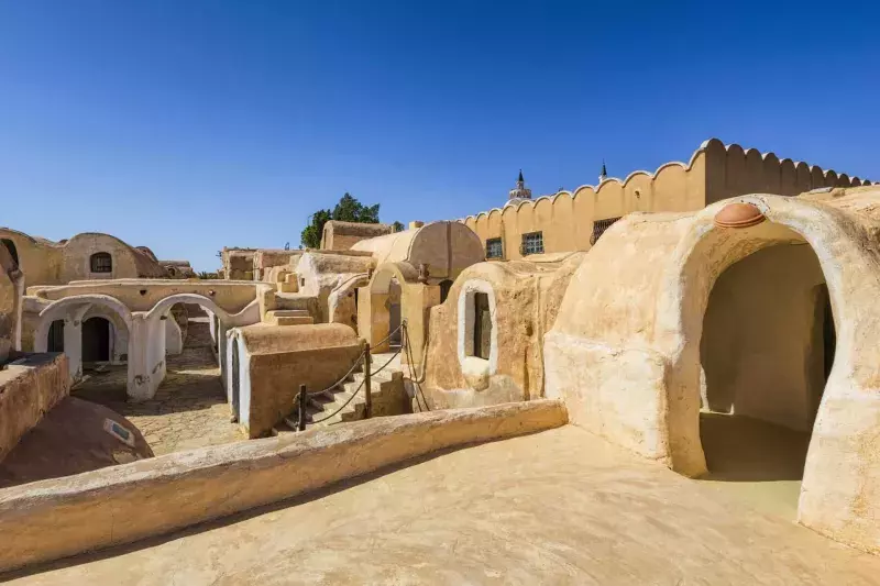 Berber village Ksar Haddada , Tataouine Governorate / Tunisia