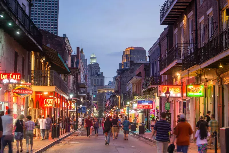 French Quarter, downtown New Orleans