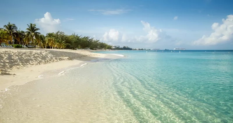 Seven Mile Beach on Grand Cayman island, Caribbean beaches