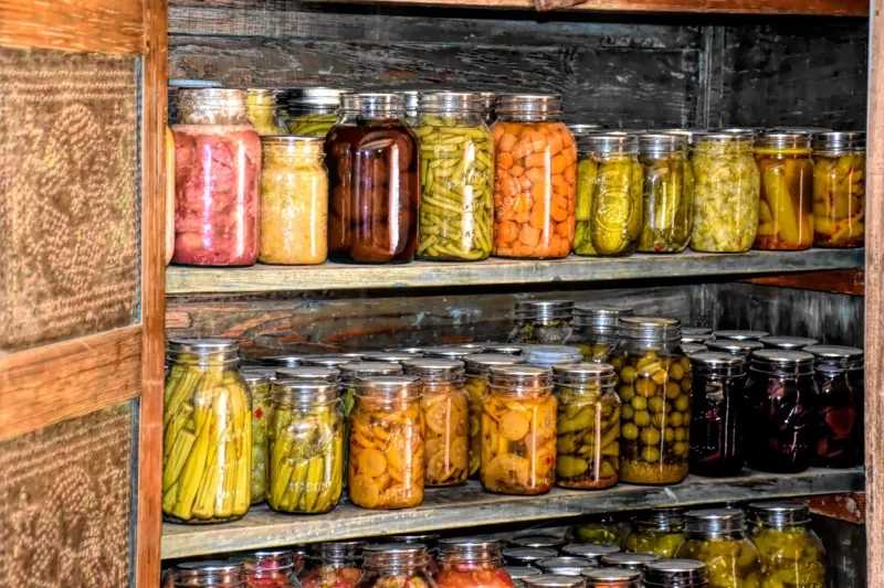 stocked pantry when there is a power outage